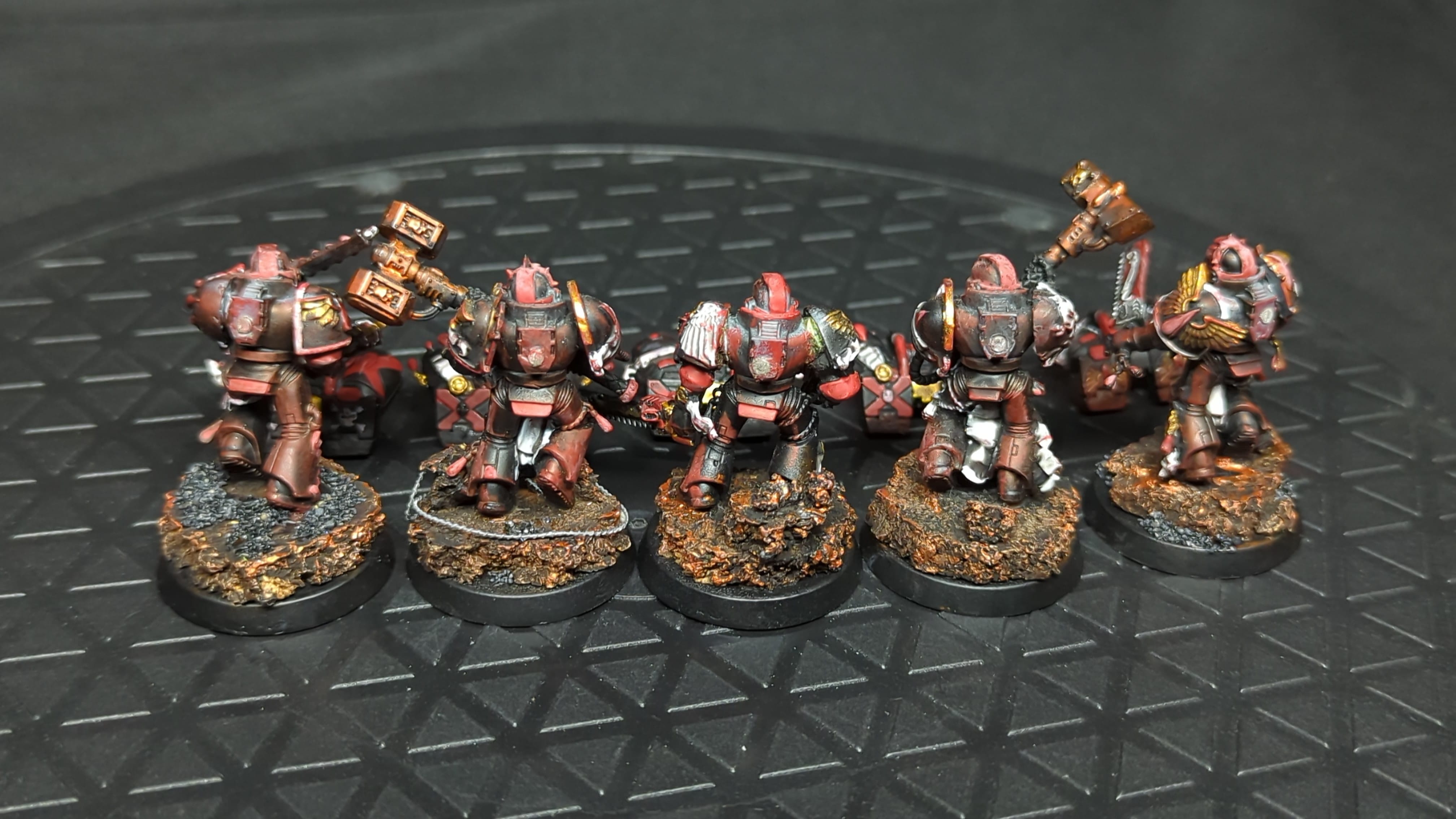 Warhammer 40k Blood Angels Death Company x5 Painted