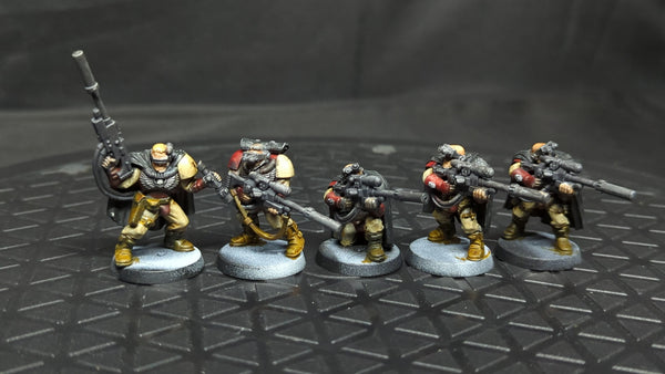 Warhammer 40k Space Marines Scouts x5 OOP Painted
