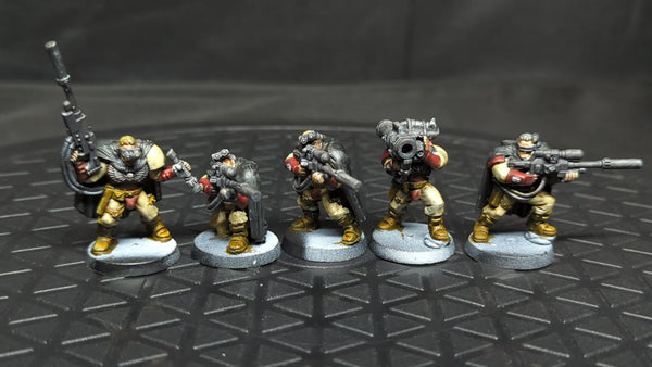 Warhammer 40k Space Marines Scouts x5 OOP Painted