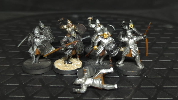 Lord of the Rings Middle-Earth Middle Earth Warriors of Minas Tirith x9