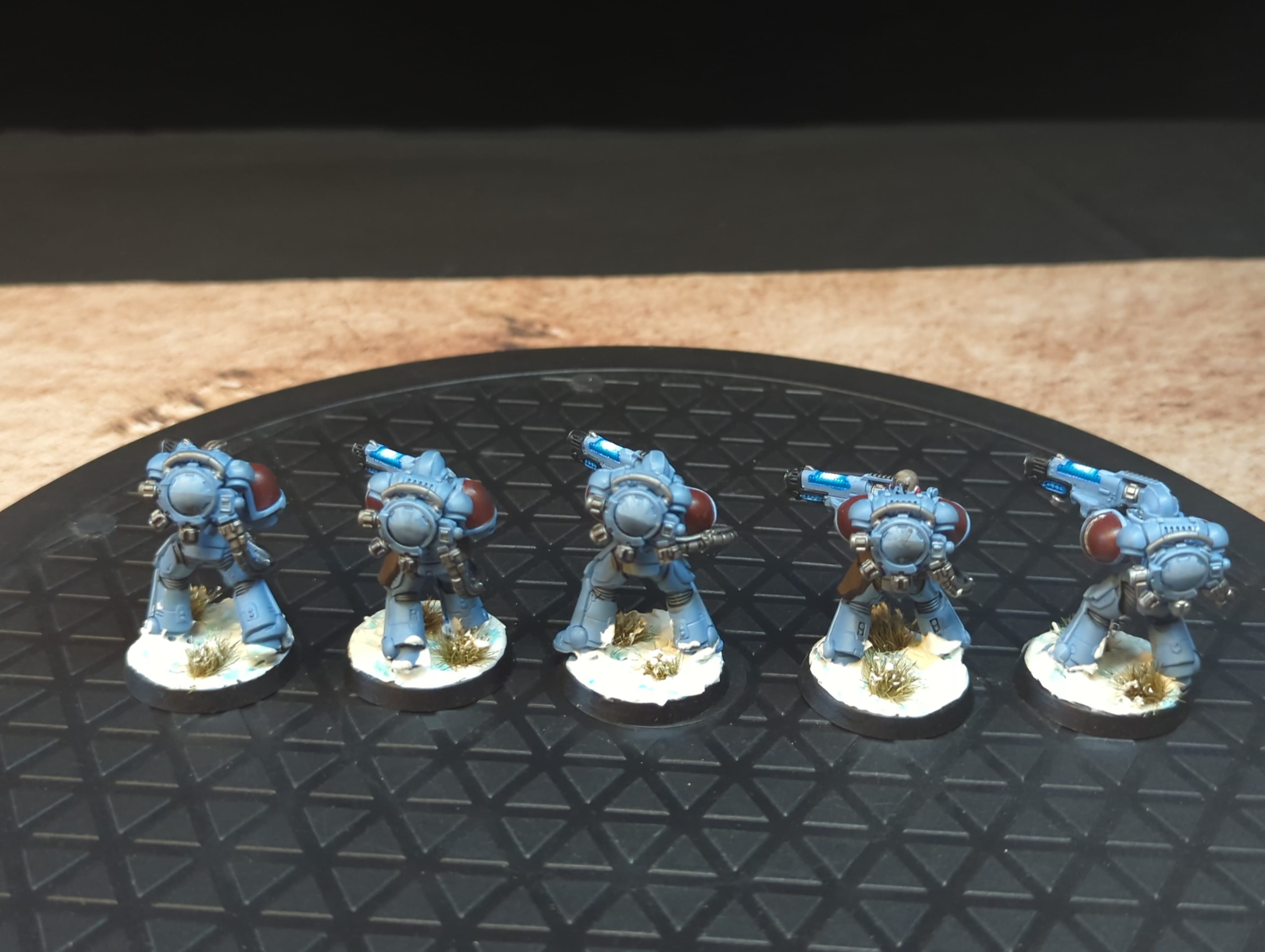 Warhammer 40k Space Marines Primaris Hellblasters x5 Painted