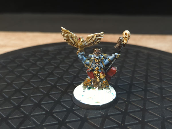 Warhammer 40k Space Wolves Njal Stormcaller (OOP Metal) x1 OOP Painted