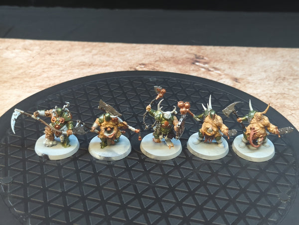 Age of Sigmar Maggotkin of Nurgle Putrid Blightkings x5