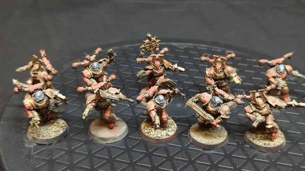 Warhammer World Eaters Khorne Berzerkers x10 Painted