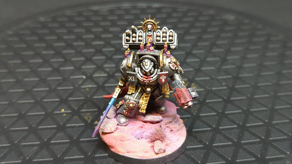 Warhammer 40k Space Marines Captain in Terminator Armor x1 Painted