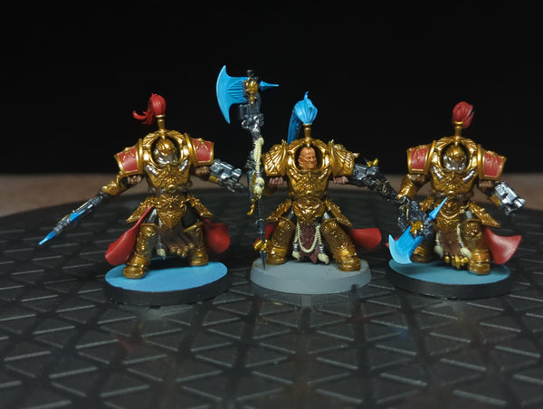 Warhammer 40k Shield-Captain in Allarus Terminator Armour x3