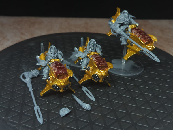 Warhammer 40k Adeptus Custodes Vertus Praetors x3