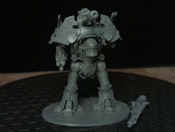 Legion Imperialis Warbringer Nemesis Titan with Quake Cannon, Volcano Cannon, and Laser Blaster x1