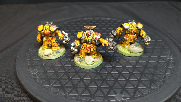 Warhammer 40k Space Marines Centurion Assault Squad x3