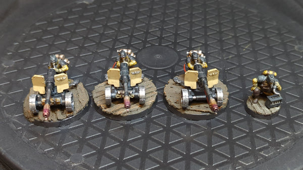 Warhammer 40k Astra Militarum Krieg Heavy Weapons Squad x4