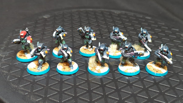 Warhammer 40k T'au Empire Pathfinder Team x10 Painted