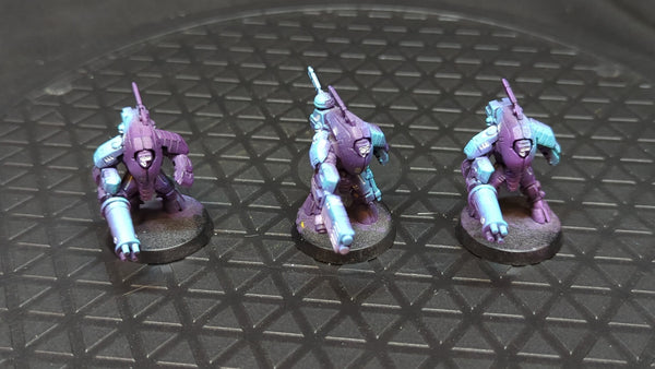 Warhammer 40k T'au Empire XV25 Stealth Battlesuits x3
