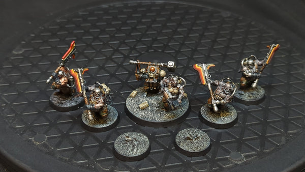 Warhammer 40k Leagues of Votann Cthonian Beserks x5 Painted