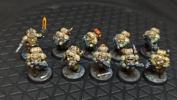 Warhammer 40k Leagues of Votann Heartkyn Warriors x10 Painted