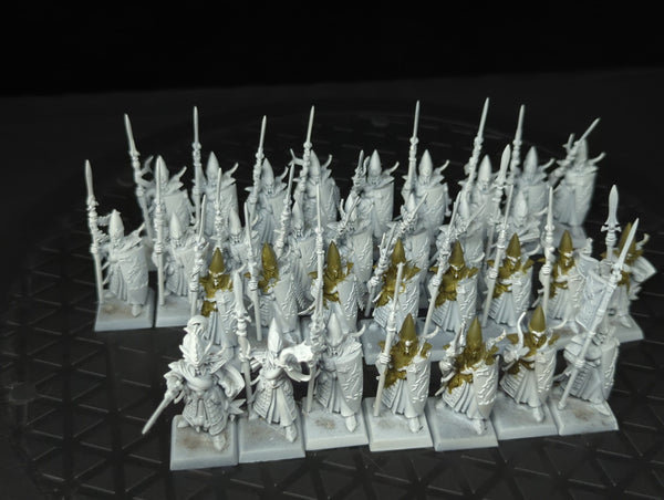 The Old World High Elf Realms Elven Spearmen x32