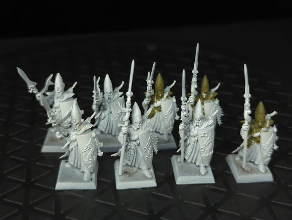 The Old World High Elf Realms Elven Spearmen x8