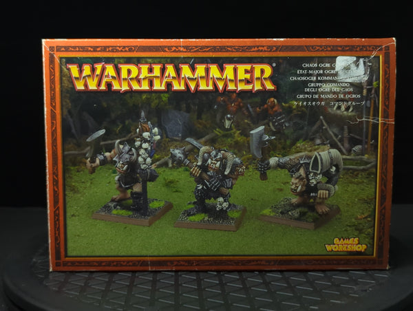 The Old World Warriors of Chaos Chaos Ogres x3