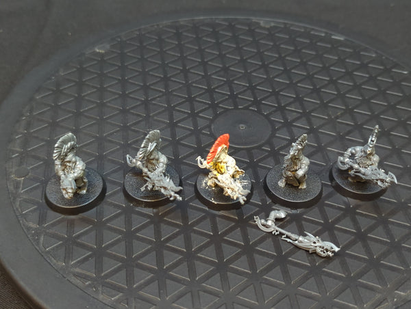 Age of Sigmar Fyreslayers Auric Hearthguard x5