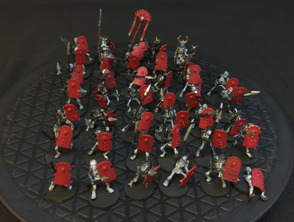 The Old World Tomb Kings of Khemri Skeleton Warriors x40