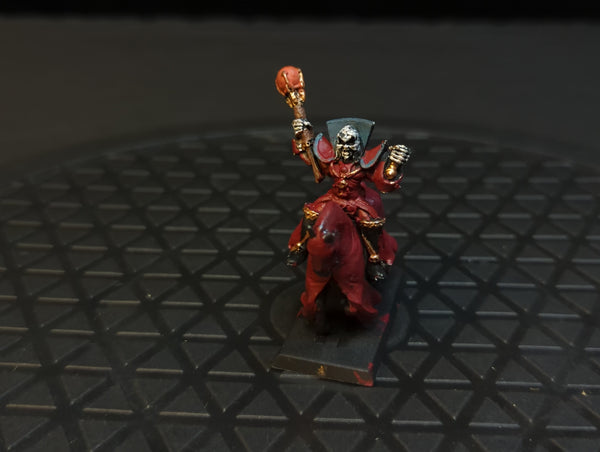 The Old World Vampire Counts : Necromancer on steed (OOP Metal) x1