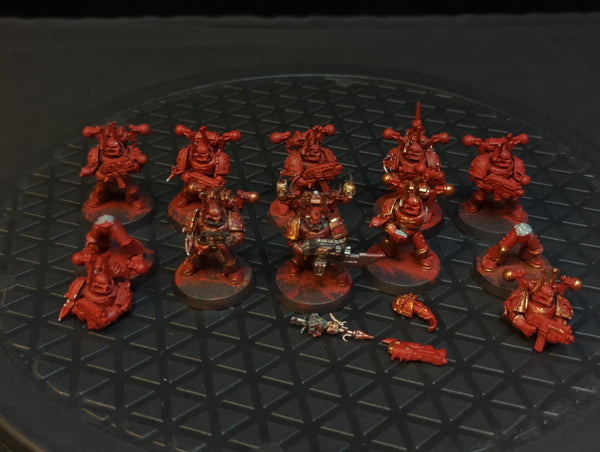 Warhammer World Eaters Khorne Berzerkers (old models) x10
