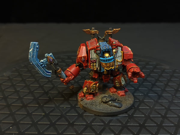 Warhammer 40k Blood Angels Librarian Dreadnought x1 OOP Painted