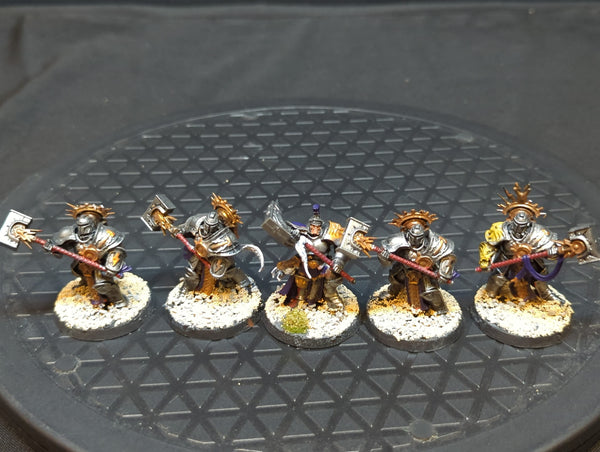 Age of Sigmar Stormcast Eternals Retributors x5 Painted