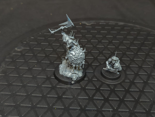 Age of Sigmar Orruk Warclans Killaboss with Stab-Grot x2