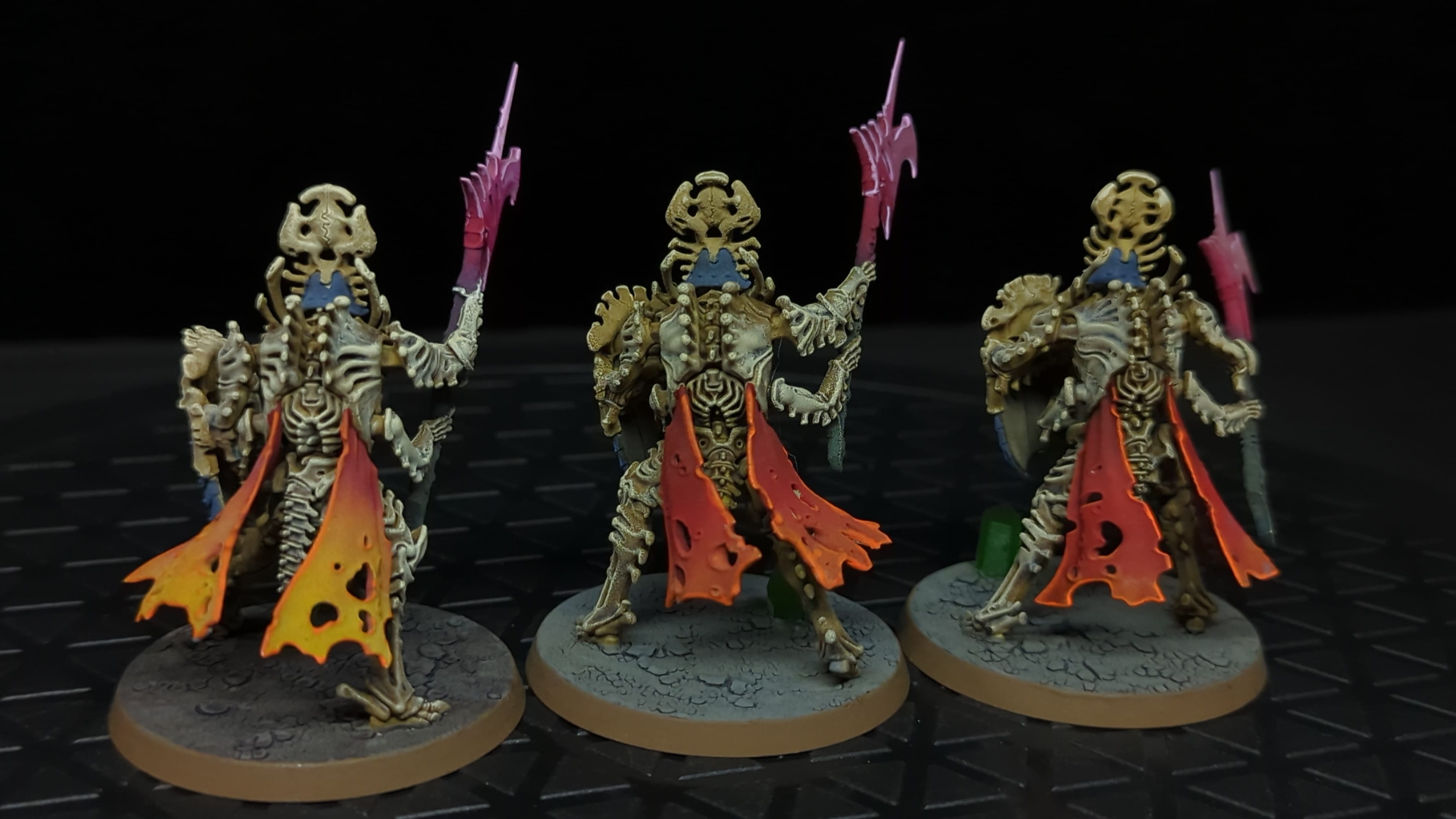 Age of Sigmar Ossiarch Bonereapers Immortis Guard x3 Painted
