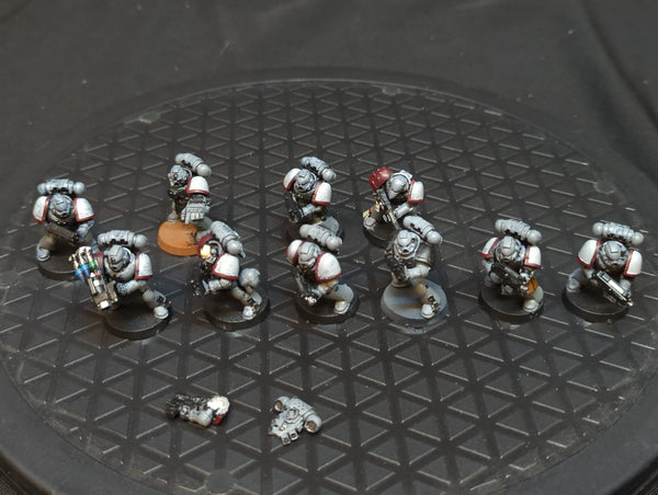 Warhammer 40k Space Marines Tactical Squad x10 Painted