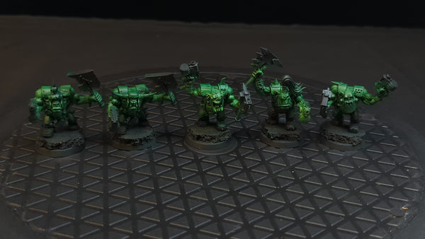 Warhammer 40k Orks Nobz x5