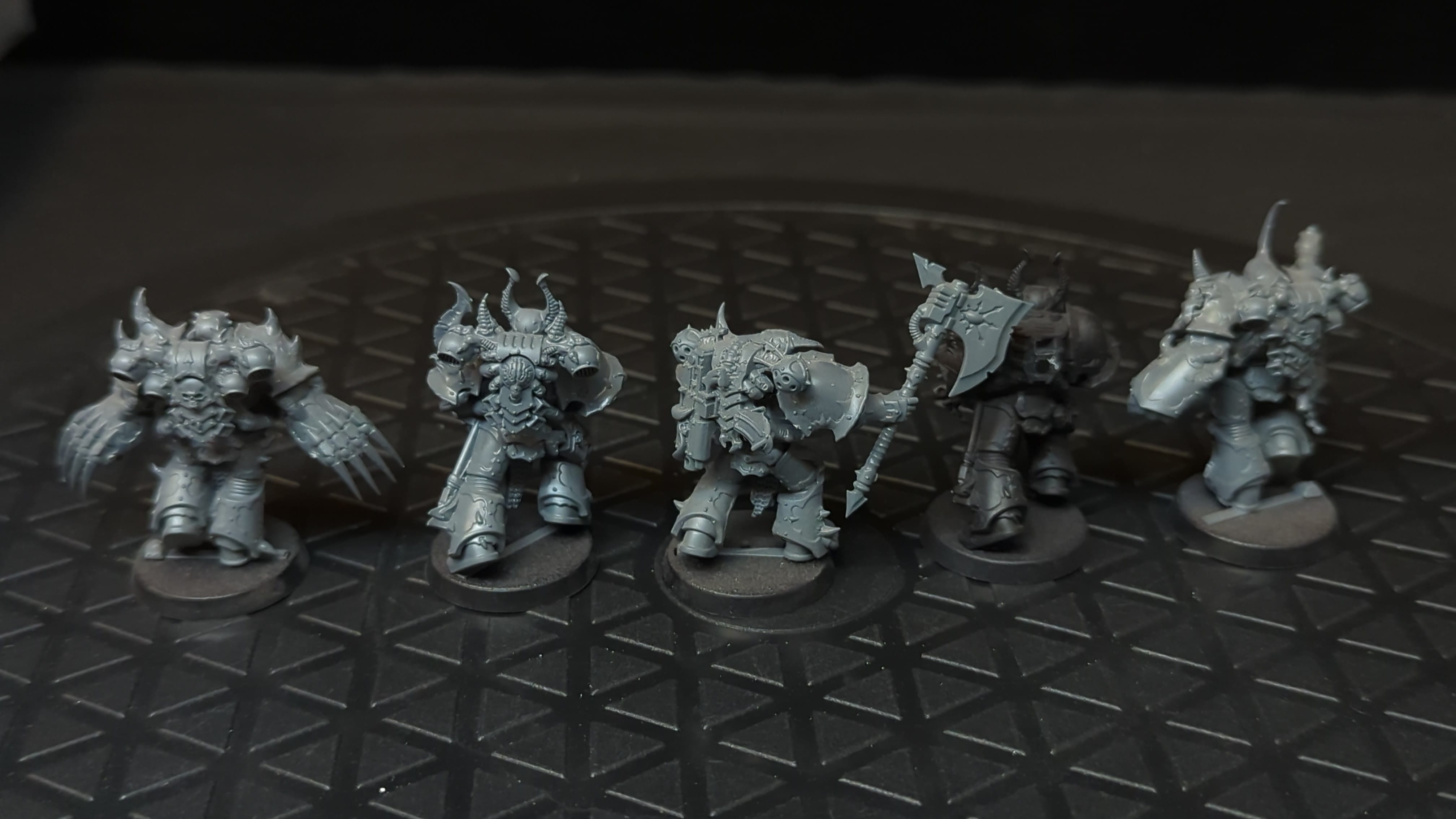 Warhammer 40k Chaos Space Marines Chosen  (old) x5