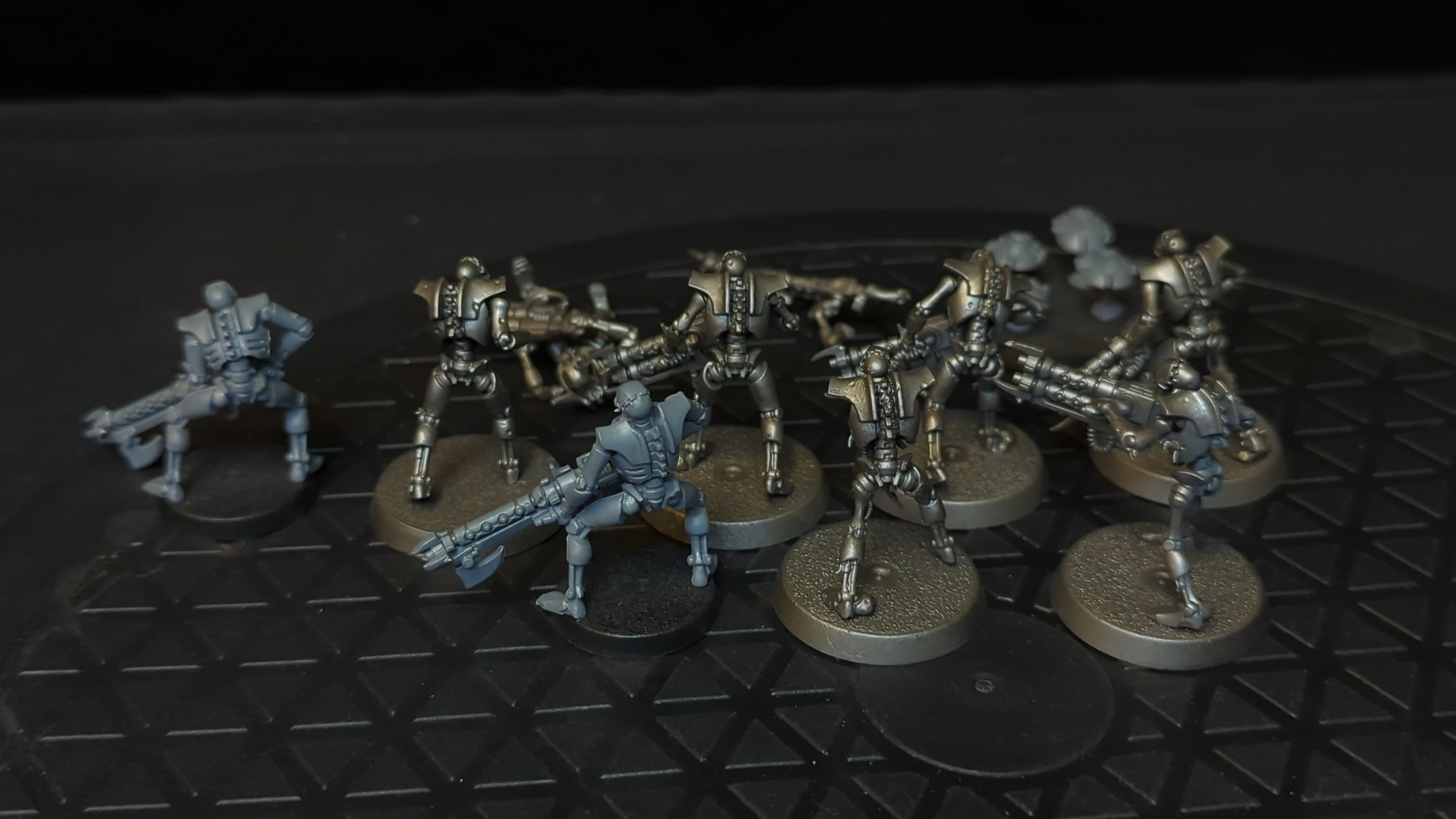 Warhammer 40k Necrons Warriors x9