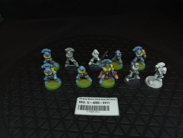 Warhammer 40k Space Marines Tactical Squad (OOP Metal) x10