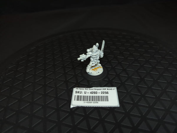 Warhammer 40k Space Wolf Scout Sergeant (OOP Metal) x1