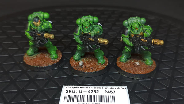 Warhammer 40k Space Marines Primaris Eradicators x3 Painted