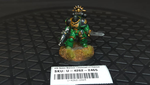 Warhammer 40k Space Marines: Lieutenant x1 Painted
