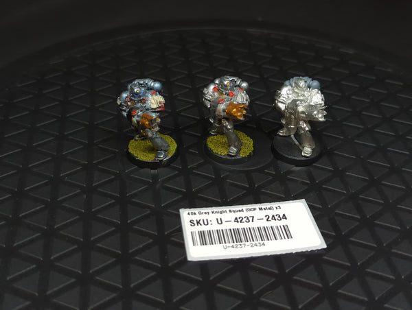 Warhammer 40k Grey Knight Squad (OOP Metal) x3