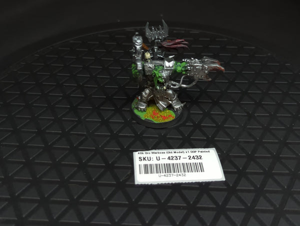 Warhammer 40k Orc Warboss (Old Model) x1 OOP Painted