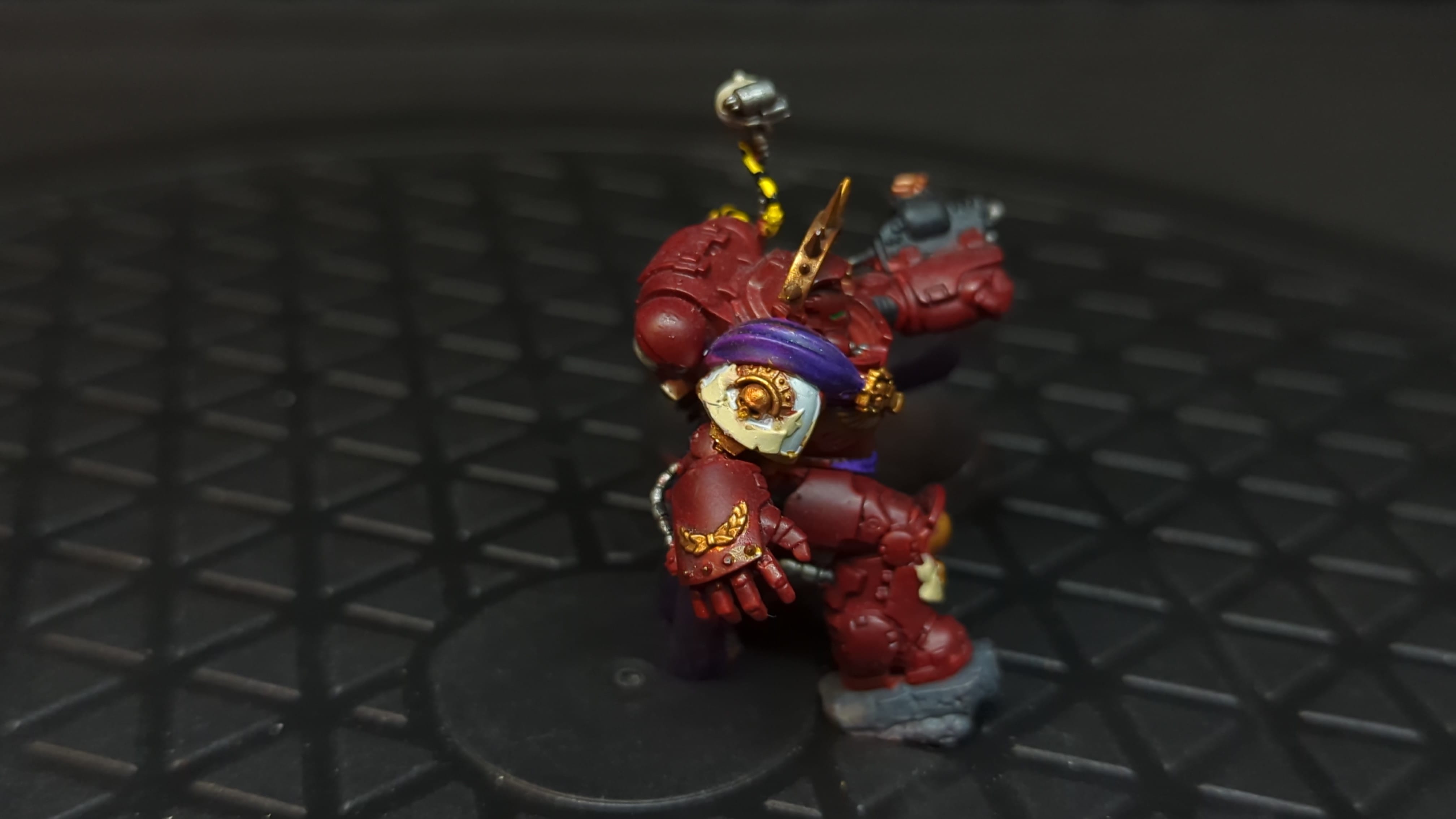 Warhammer 40k Space Marines Captain in Gravis Armor x1