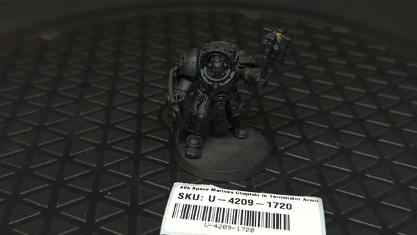 Warhammer 40k Space Marines Chaplain in Terminator Armor x1