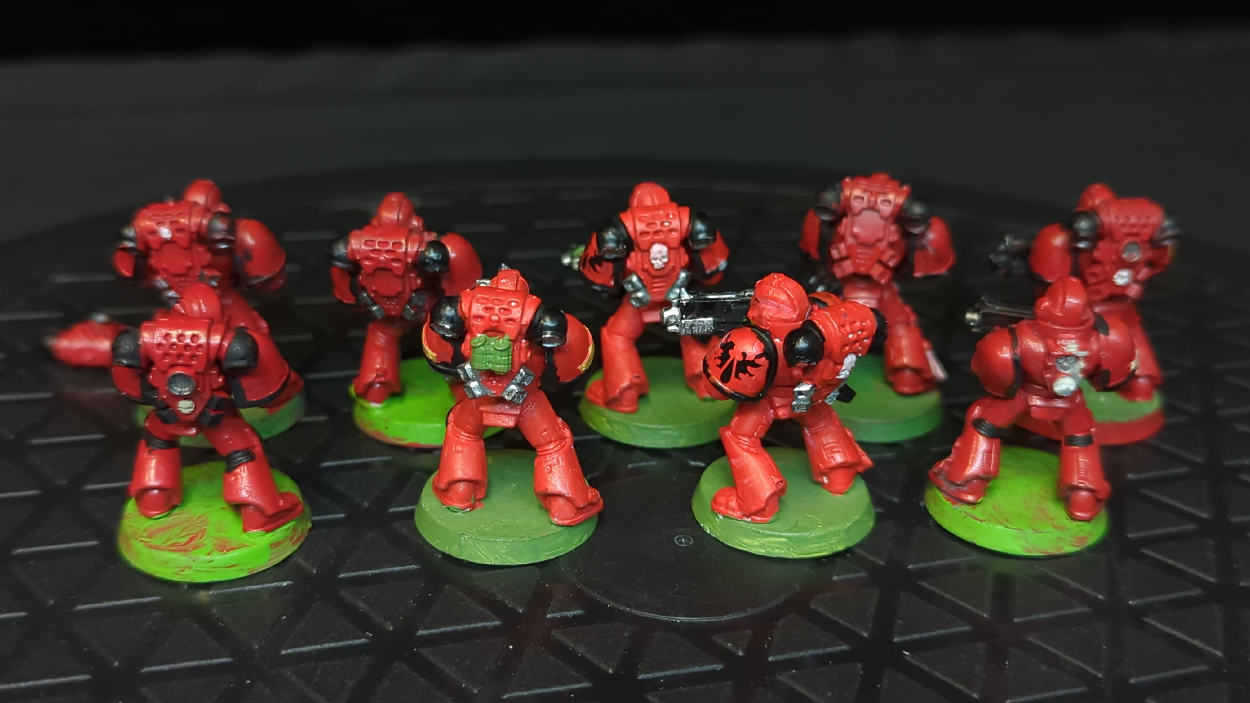 Warhammer 40k Space Marines Tactical Squad x9 Painted