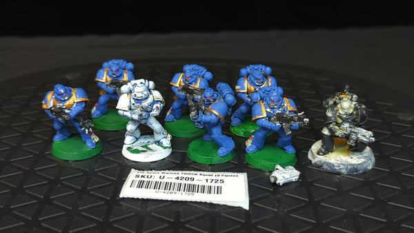 Warhammer 40k Space Marines Tactical Squad x8 Painted