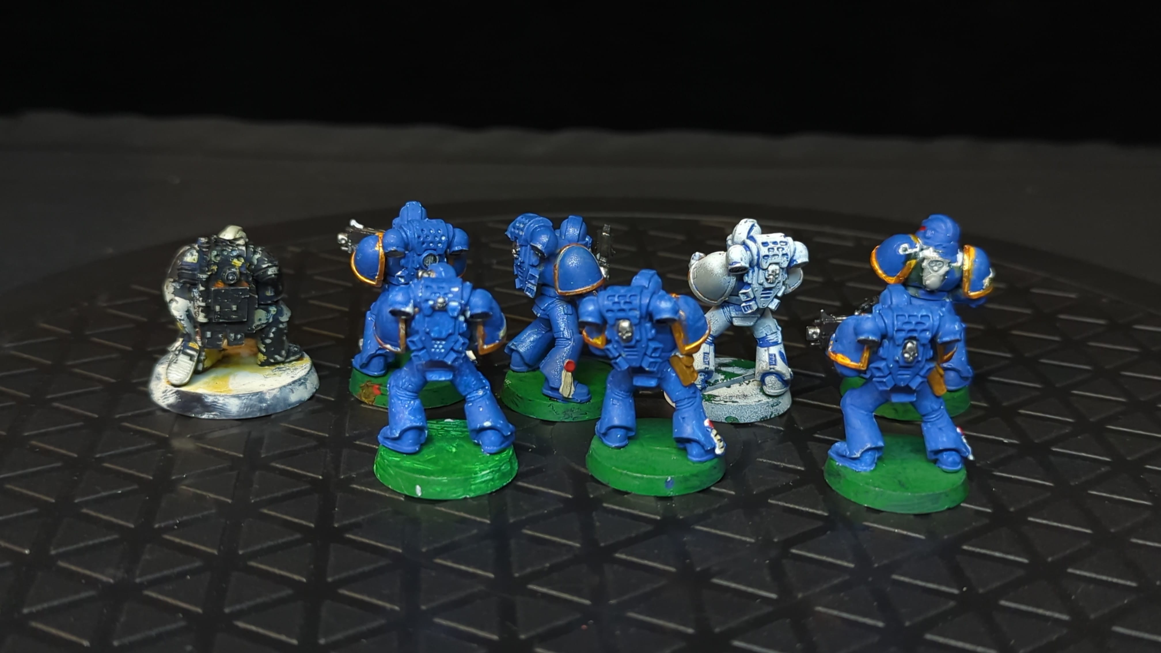 Warhammer 40k Space Marines Tactical Squad x8 Painted