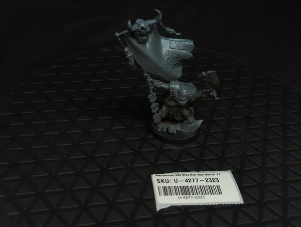 Warhammer 40k Orks Nob with Banner x1