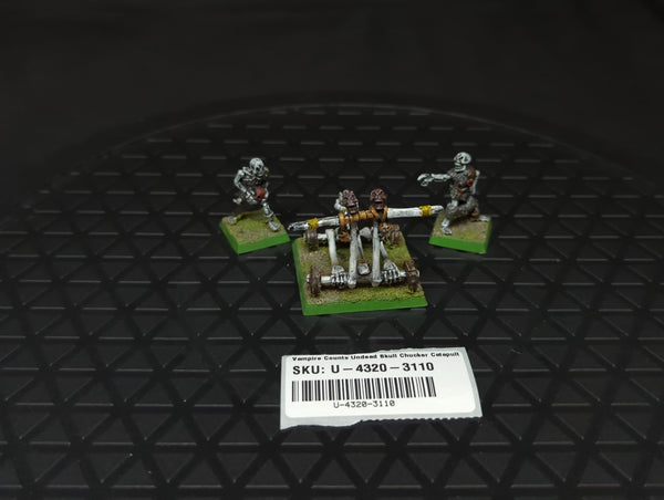 Vampire Counts Undead Skull Chucker Catapult (OOP Metal) x3 OOP Painted