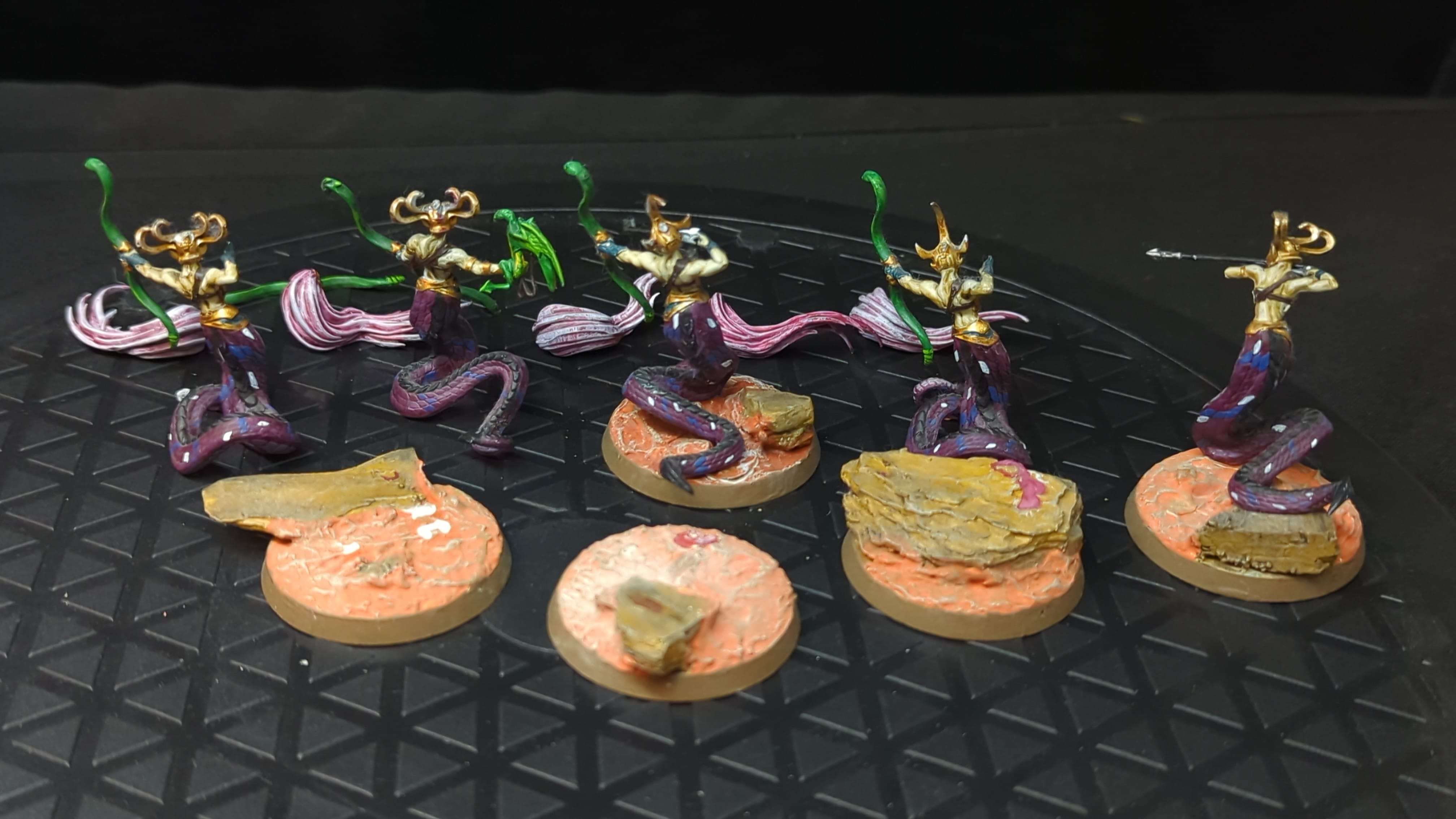 Age of Sigmar Daughters of Khaine Blood Stalkers x5 Painted