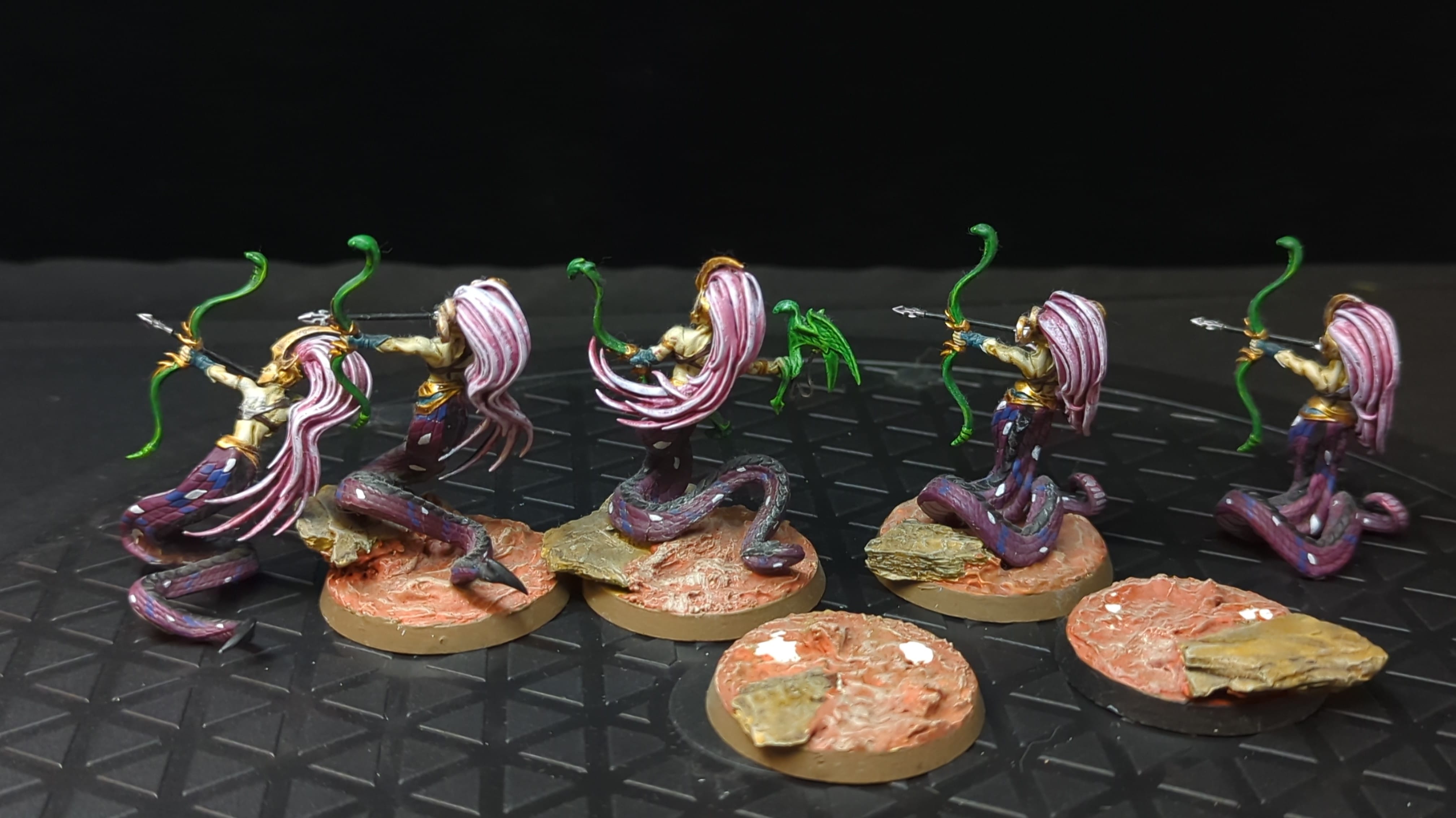 Age of Sigmar Daughters of Khaine Blood Stalkers x5 Painted