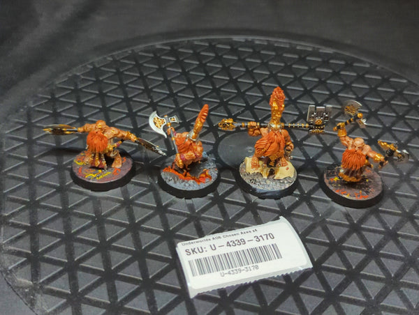 Warhammer Underworlds AOS Chosen Axes x4