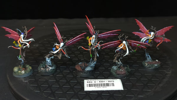 Age of Sigmar Sylvaneth Gossamid Archers x5 Painted